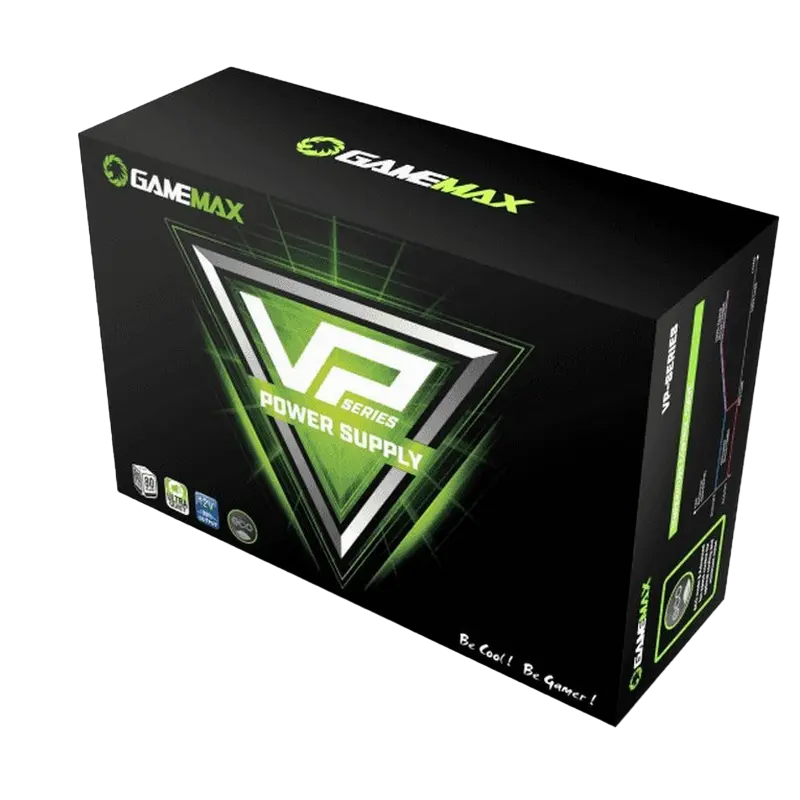 Tip Блок питания для компьютеров Gamemax VP-700 ATX Черный
