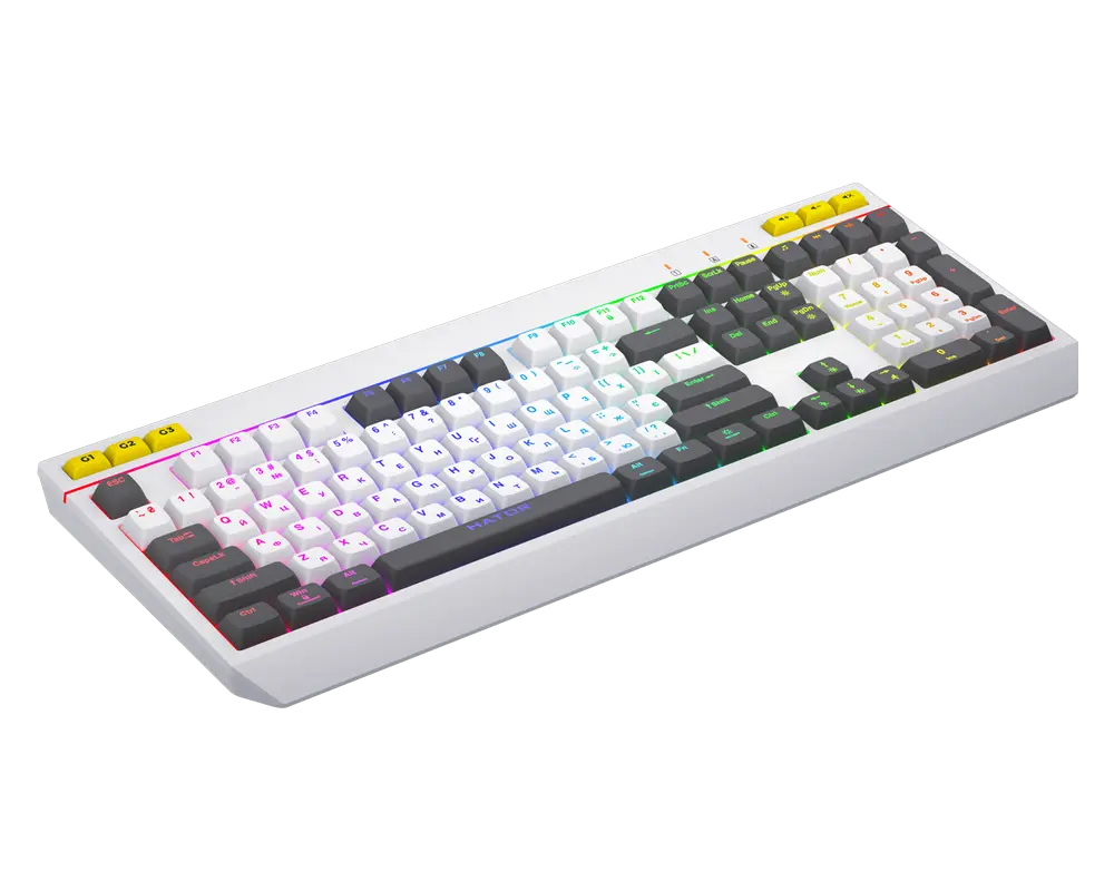 Tastatură HATOR Icefall Membrană Alb