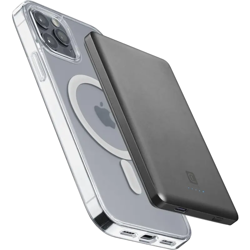 Портативное зарядное устройство Cellularline MAG LITE 5000 Серый