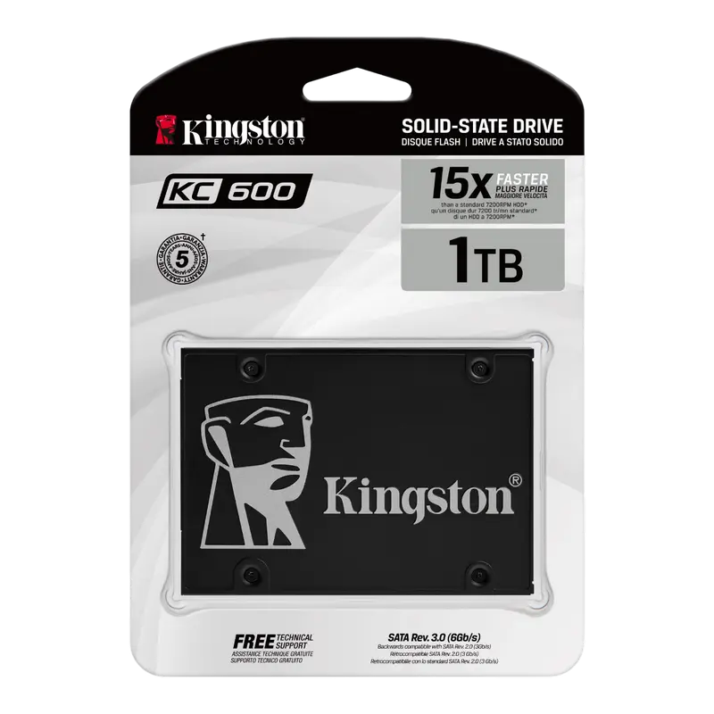 Накопитель SSD Kingston KC600 1024GB