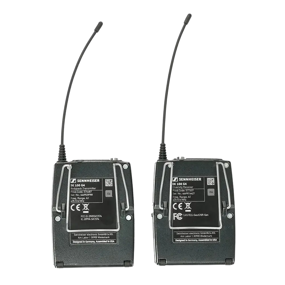 Микрофон для живого исполнения Sennheiser EW 112P G4 B Беспроводной Черный