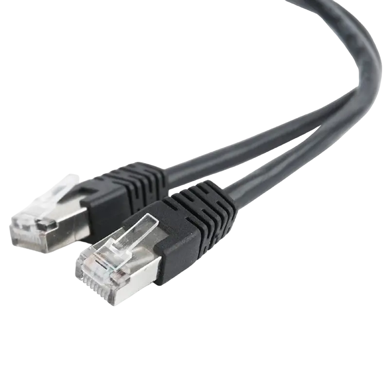 Patch cord Cablexpert PP22-2M/BK Negru