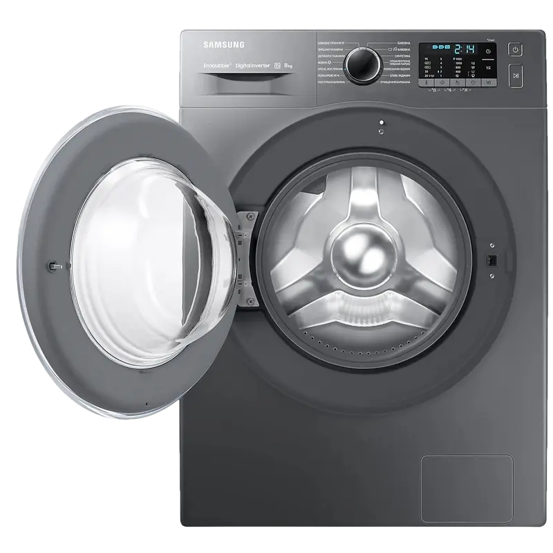 Стиральная машина Samsung WW80J52E0HX/CE Серый