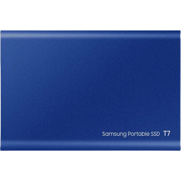 Внешний портативный SSD накопитель Samsung T7 500 ГБ Синий