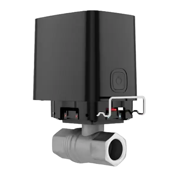 Беспроводной Кран Перекрытия Воды Ajax WaterStop ½" (DN 15) Jeweller Черный