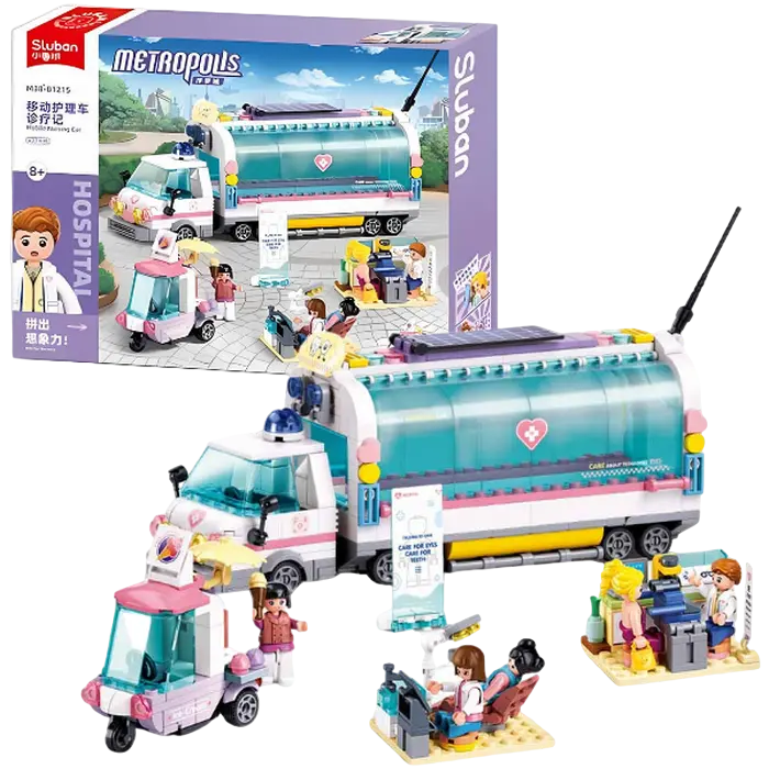 Конструктор Sluban Metropolis - Mobile Nursing Car