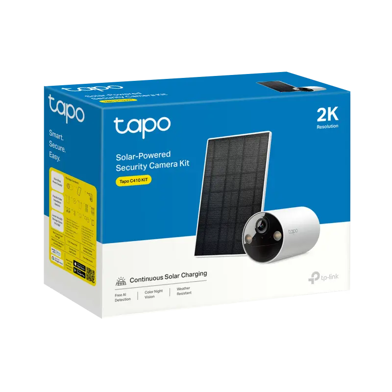 Умная камера видеонаблюдения TP-LINK TAPO C410 KIT Белый