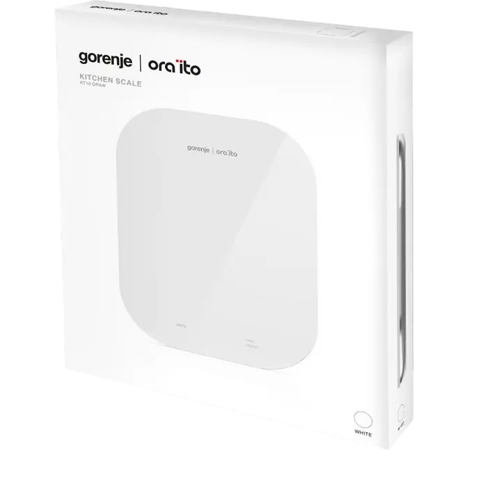 Электронные кухонные весы Gorenje KT10ORAW Белый