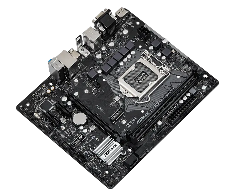 Placă de bază ASRock H470M-HDV/M.2 LGA1200 Micro-ATX