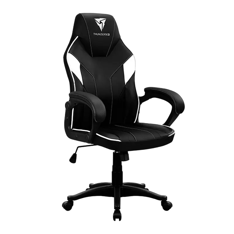 Игровое кресло ThunderX3 EC1 Искусственная кожа Черный/Белый