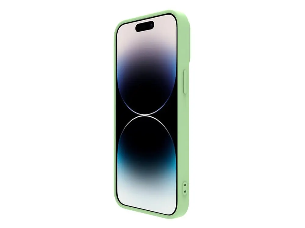 Husă Nillkin Apple iPhone 14 Pro CamShield Silky Silicone Camshield Verde