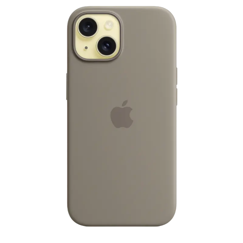 Чехол Apple iPhone 15 Silicone Case MagSafe Силиконовый Чехол Глина