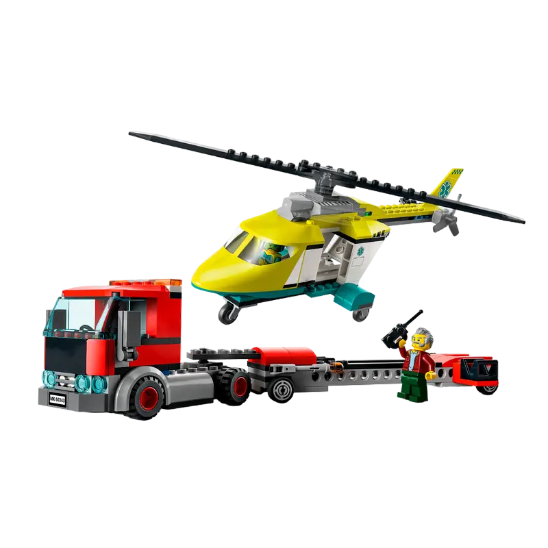 Конструктор LEGO Rescue Helicopter Transport Разноцветный