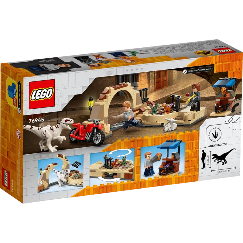 Constructor LEGO Atrociraptor Dinosaur: Bike Chase Multicolor