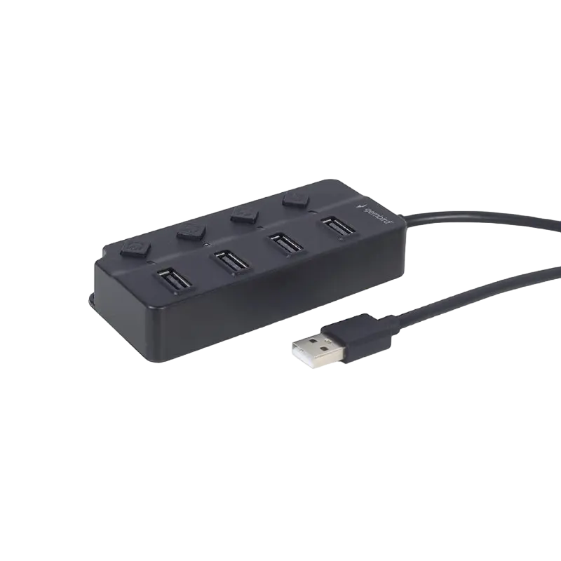 USB-концентратор Gembird UHB-U2P4P-01 Черный