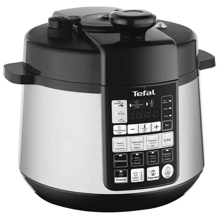 Мультиварка-скороварка Tefal CY621D34 Серебристый