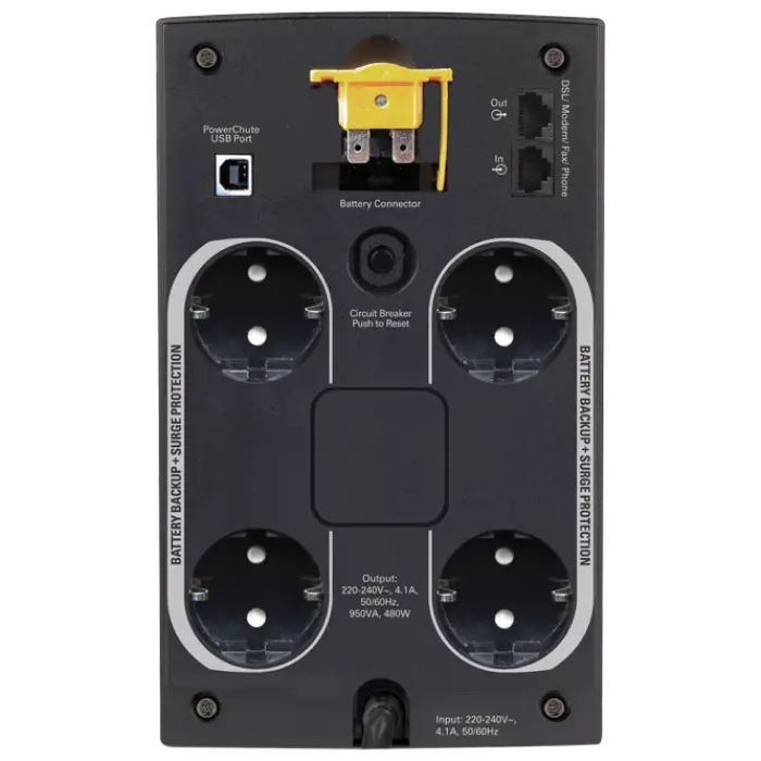 Источник бесперебойного питания APC BX1400U-GR Черный