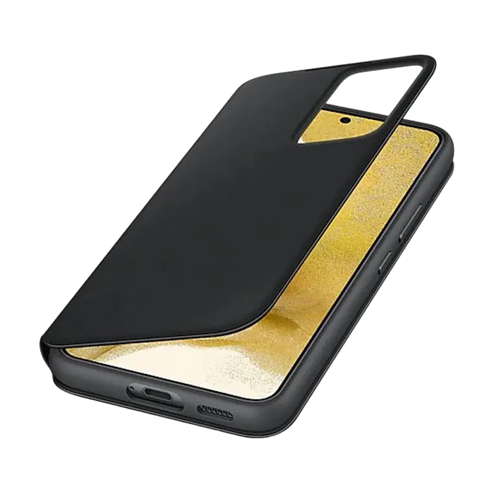 Husă tip carte Samsung Galaxy S22 Smart Clear View Cover Negru