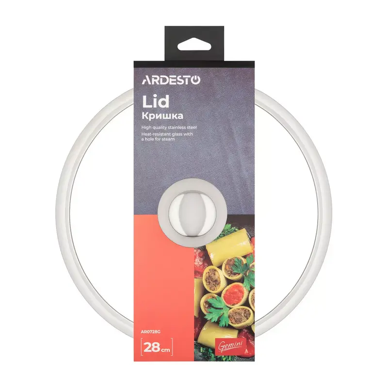 Крышка Ardesto Gemini Нержавеющая сталь