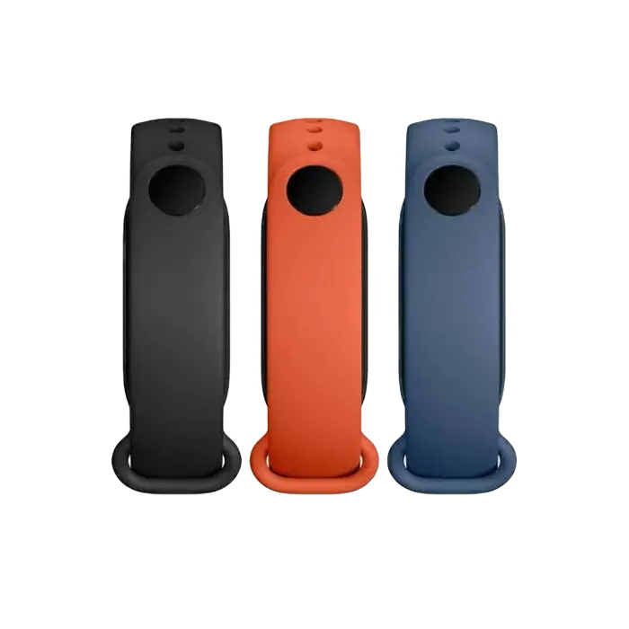 Ремешок для часов Xiaomi MiBand 6 Черный/Оранжевый/Синий