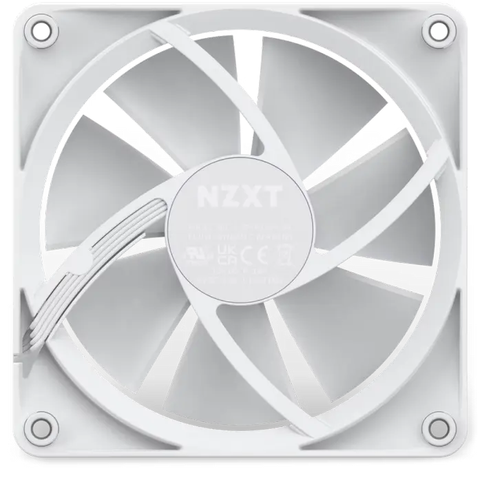 Вентилятор для ПК NZXT F120 RGB 120 мм Белый