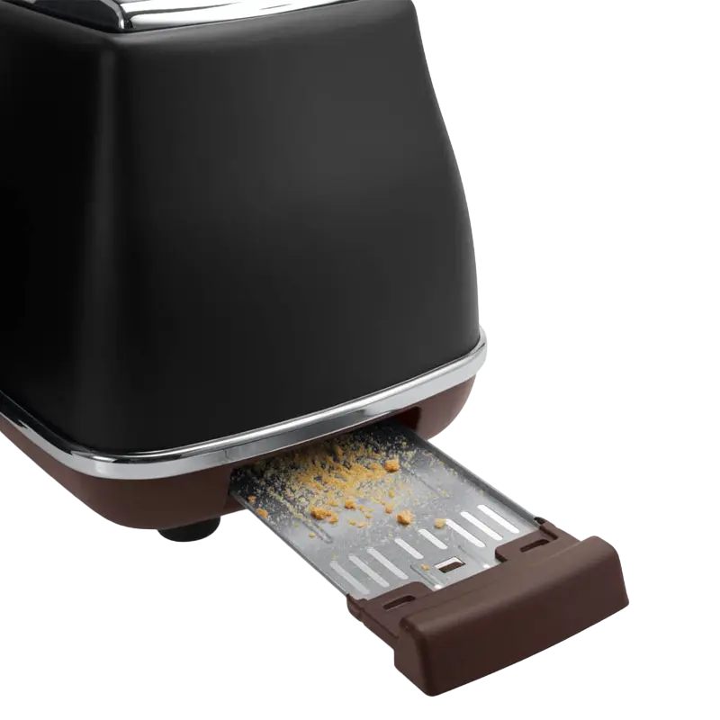 Тостер DeLonghi Icona Vintage Чёрный