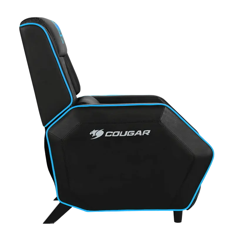 Игровое кресло Cougar Ranger ПВХ Кожа Черный/Синий