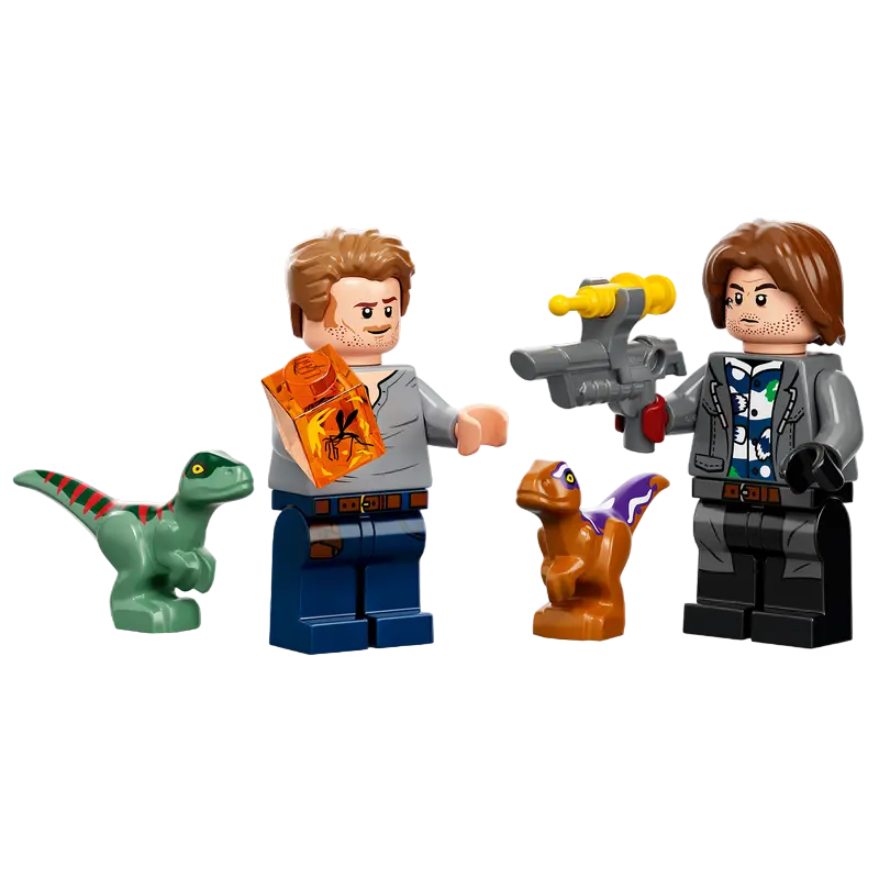 Constructor LEGO Atrociraptor Dinosaur: Bike Chase Multicolor