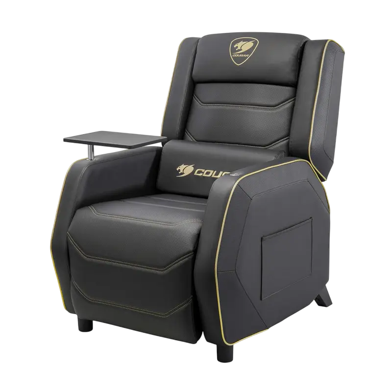 Игровое кресло Cougar Ranger Pro Royal ПВХ Кожа Черный | Золотистый