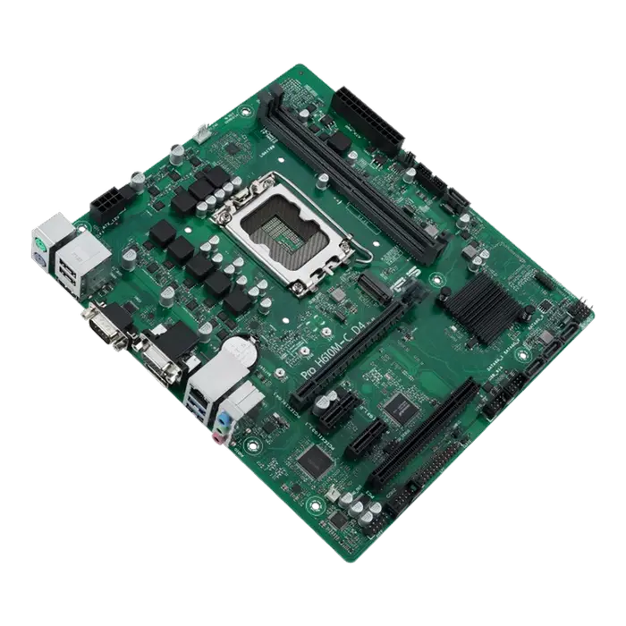 Материнская плата ASUS PRO H610M-C D4-CSM LGA1700 Micro-ATX