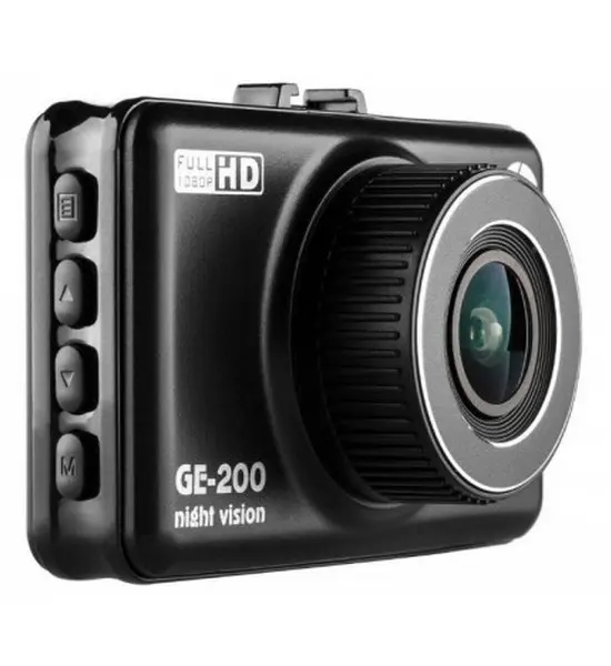 Автомобильный видеорегистратор Globex GE-200nv Черный