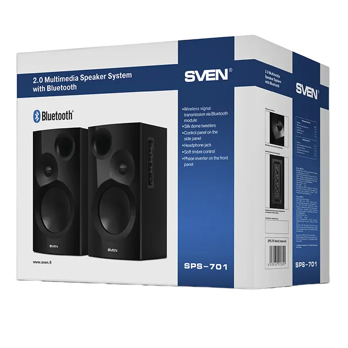 Компьютерные колонки SVEN SPS-701 Черный