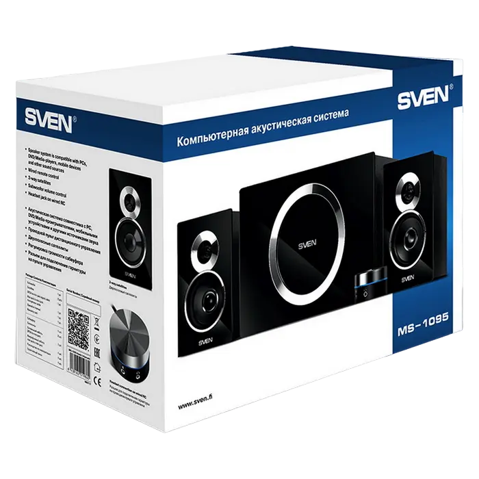 Компьютерные колонки SVEN MS-1095 Черный