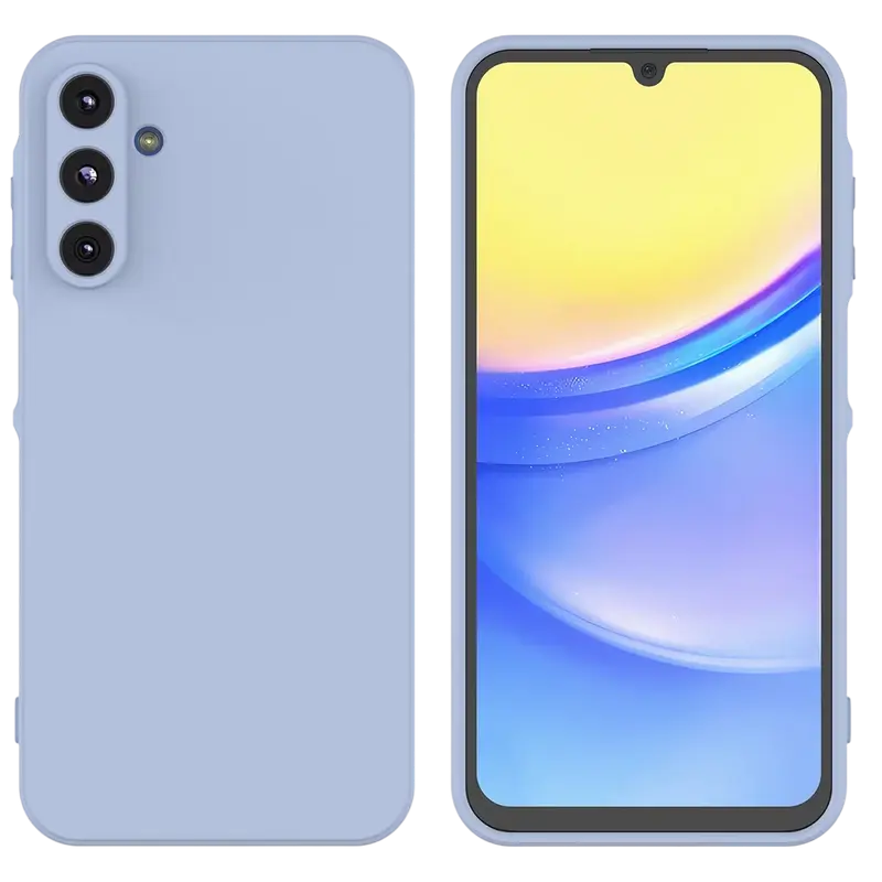 Husă Xcover Samsung Galaxy A25 Soft Touch Microfiber Soft Touch Series Albastru deschis