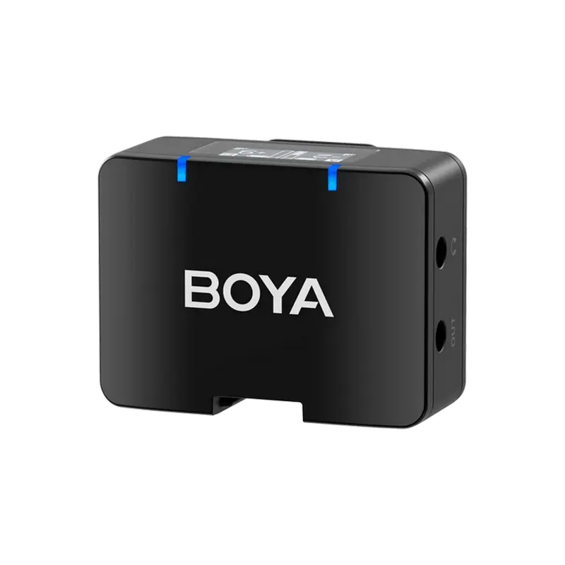 Портативный записывающий микрофон Boya Boyamic 3in1 Беспроводной Черный