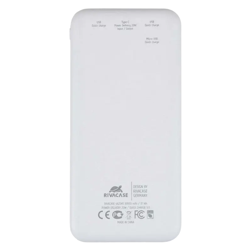 Acumulator extern Rivacase VA2540 Alb