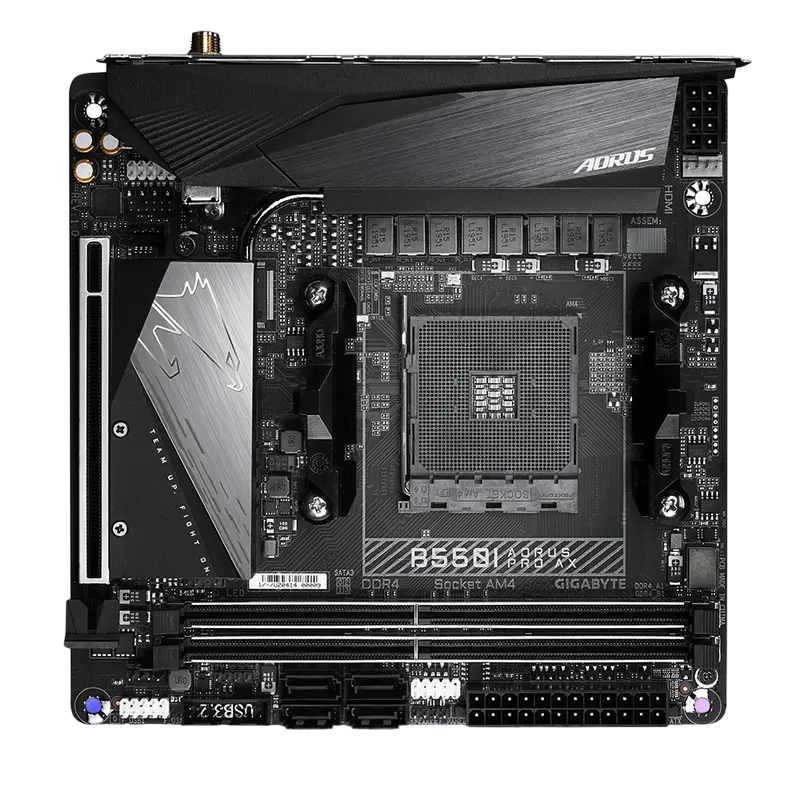 Материнская плата Gigabyte B550I AORUS PRO AX AM4 ITX