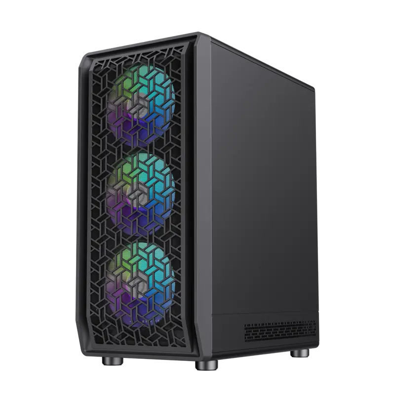 Carcasă PC Gamemax FORGE AB Midi-Tower Negru