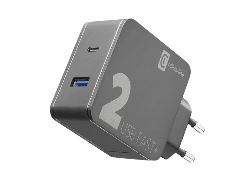 Încărcător Cellularline QC3.0 Negru