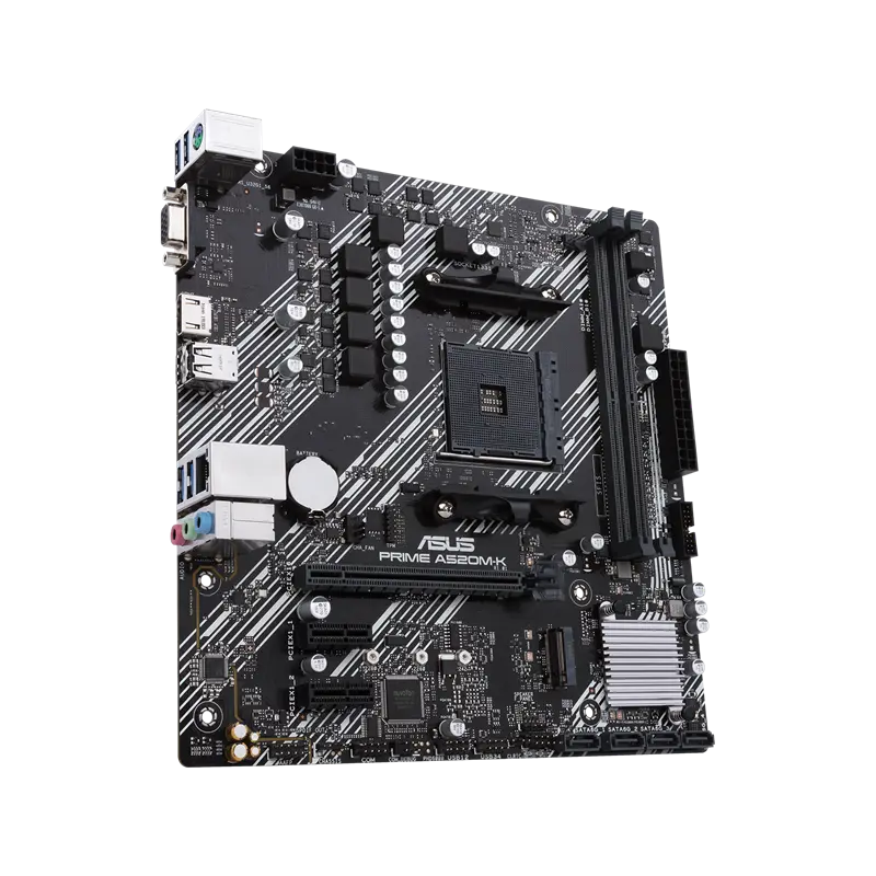 Материнская плата ASUS PRIME A520M-K AM4 Micro-ATX