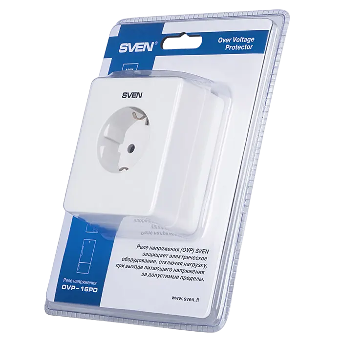 Prelungitor electric SVEN OVP-16PD Alb