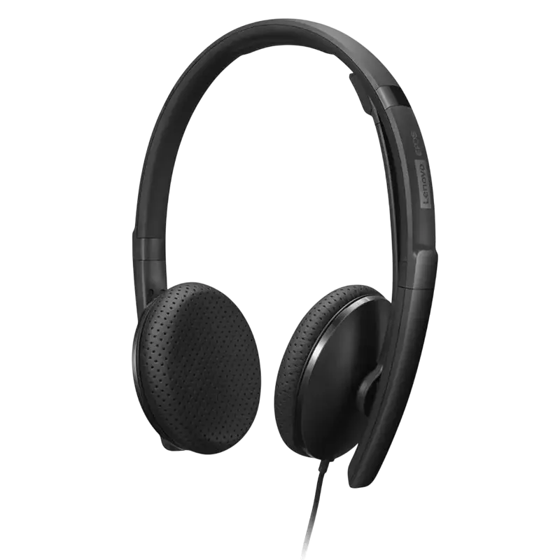 Наушники Lenovo VoIP Teams Wired Чёрный