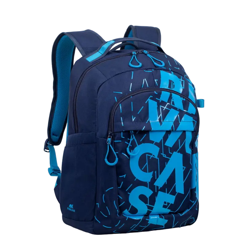 Rucsac zilnic Rivacase Heide Albastru închis/Albastru deschis