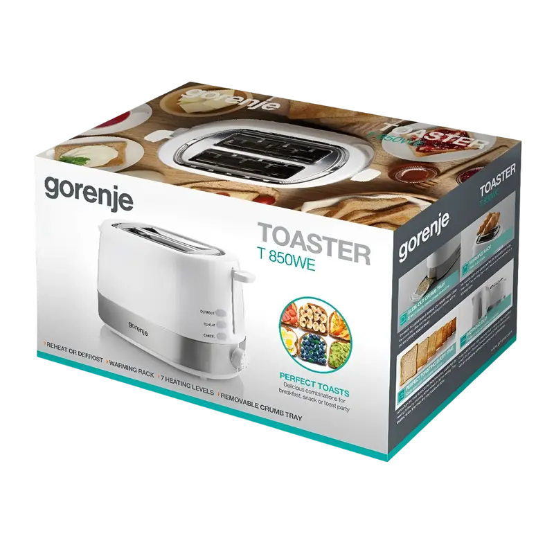 Тостер Gorenje T850WE Белый