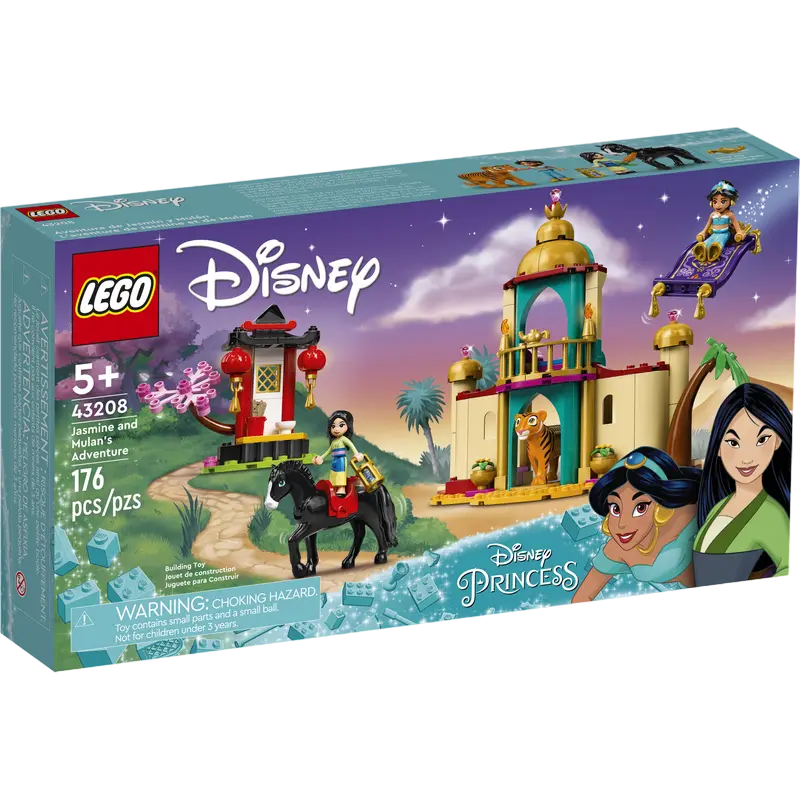 Конструктор LEGO Jasmine and Mulan's Adventure Разноцветный