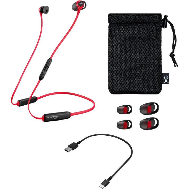 Наушники HyperX Cloud Buds Чёрный/Красный