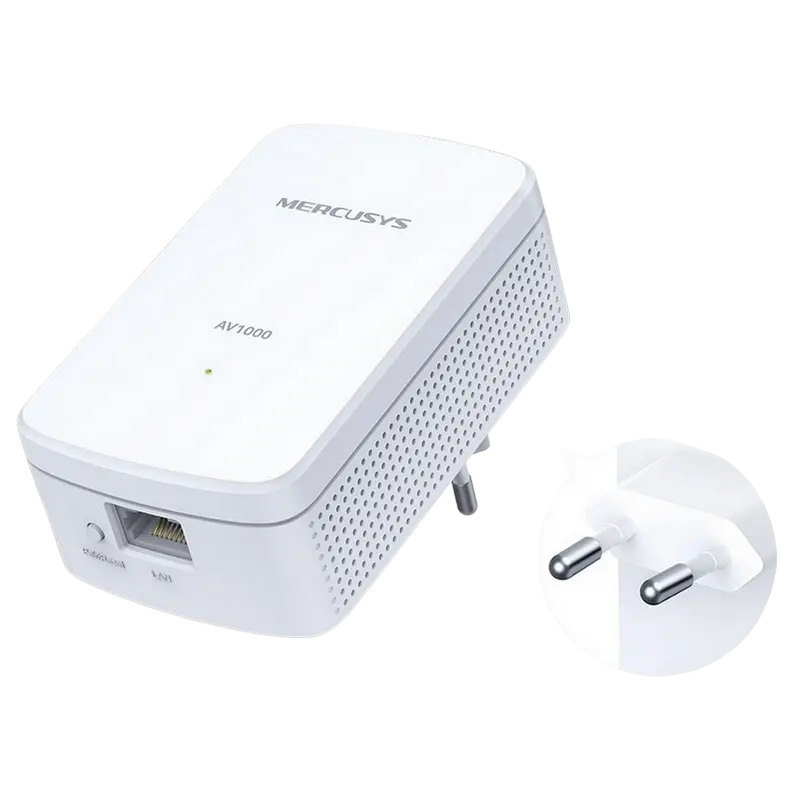 Адаптер Powerline MERCUSYS AV1000 Kit Белый