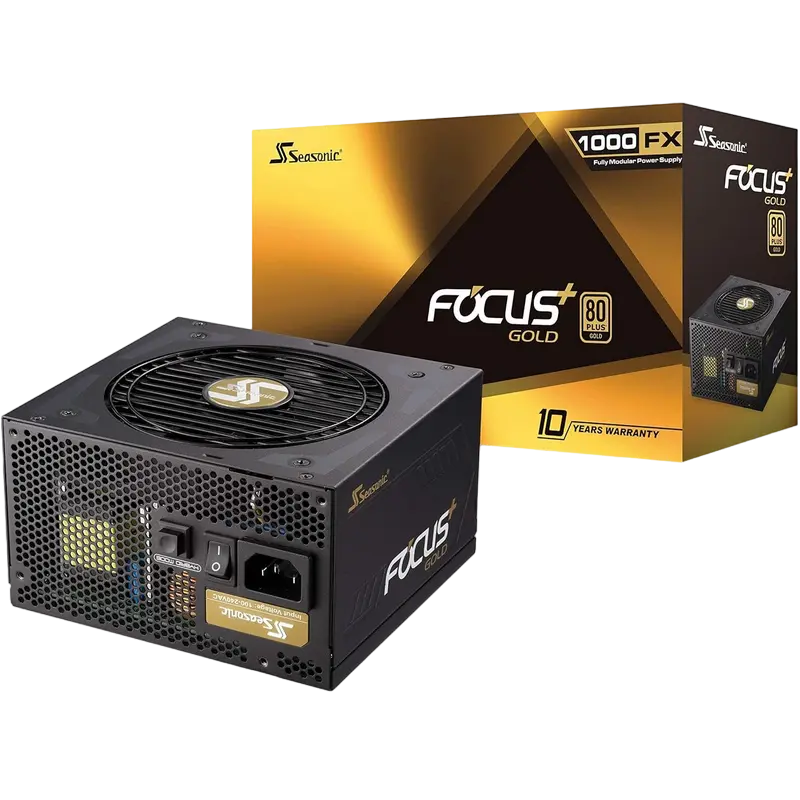 Tip Блок питания для компьютеров Seasonic Focus GX-1000 ATX Черный