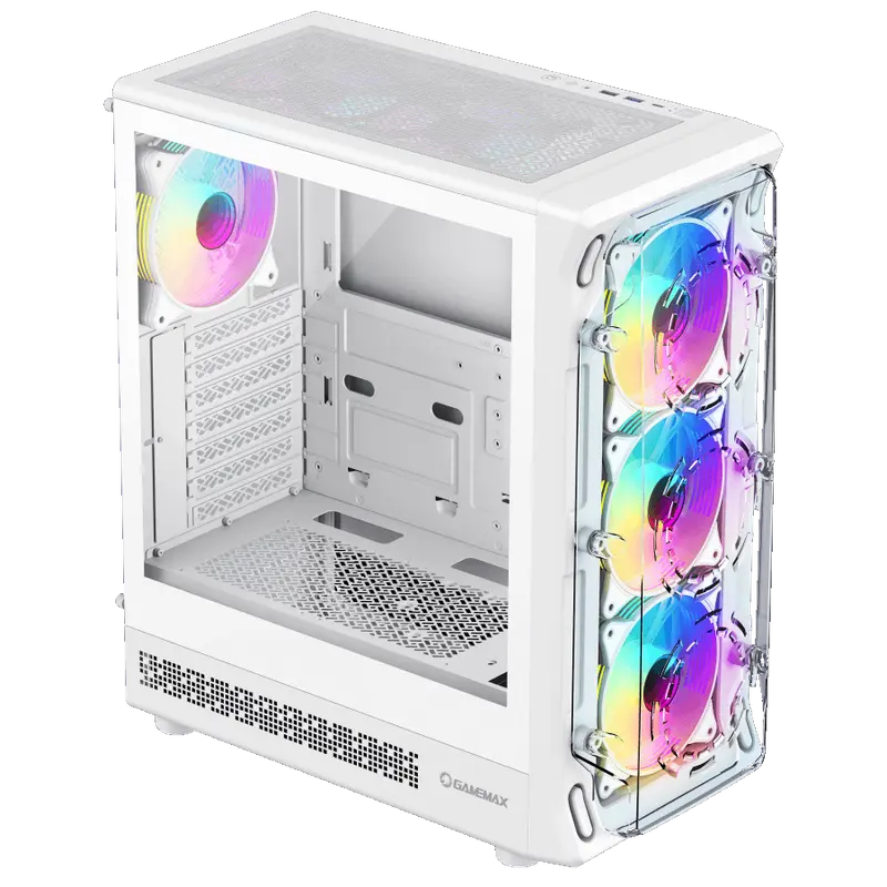 Компьютерный корпус Gamemax STARLIGHT 2 AW Midi-Tower Белый