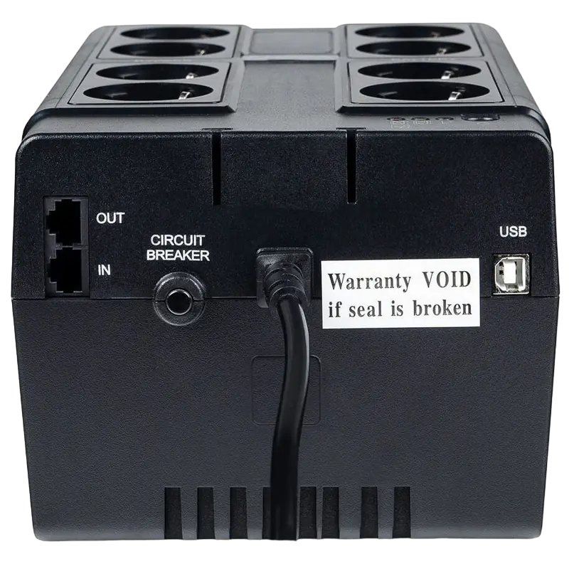 Источник бесперебойного питания PCM CUB-1000E Черный